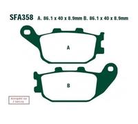 EBC Brakes SFA358 Plaquettes de frein