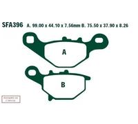 EBC Brakes SFA396HH Plaquettes de frein