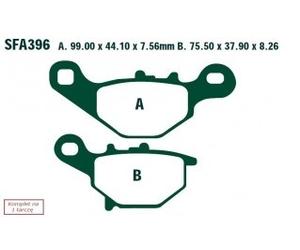 EBC Brakes SFA396HH Plaquettes de frein