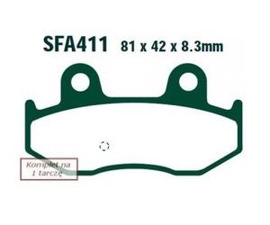 EBC Brakes SFA411HH Plaquettes de frein