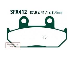 EBC Brakes SFA412HH Plaquettes de frein