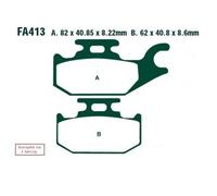 EBC Brakes SFA413HH Plaquettes de frein