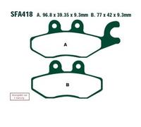 EBC Brakes SFA418 Plaquettes de frein