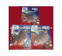 EBC complète d'Plaquettes HH Plaquettes de frein avant et arrière pour : Suzuki SV650 2003-2012 (Fa229 Fa231 Fa174)