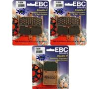 EBC HH Plaquettes de frein avant + arrière (3 Sets) 1999-2007 Suzuki Gsxr1300 Hayabusa/Fa188hh + Fa63hh