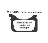Ebc Epfa-hh Series Epfa405hh Sintered Brake Pads Noir