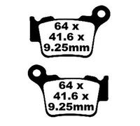 Ebc Plaquettes De Frein Fa-tt Series Carbon Fiber Fa368tt