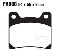 Ebc Epfa088hh Extreme Pro Double-h Sintered Brake Pads Clair
