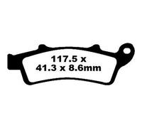 Ebc Plaquettes De Frein Frittées Sfa-hh Series Sfa324hh