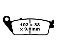 EBC Scooter Kevlar Bio Sfa196 Plaquettes de frein