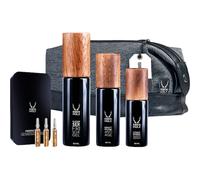 Ebenholz-skincare Soin-pour-hommes Soin-du-visageCoffret de soins anti-âge Gel nettoyant fraîcheur 90 ml + Ampoules perfectrices 7 x 2 ml + Soin énergisant 60 ml + Sérum raffermissant pour les yeux 30