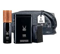 Ebenholz-skincare Soin-pour-hommes Soin-du-visageKit de soins Anti Shine Fluide matifiant puissant 60 ml + Exfoliant enzymatique Pure Skin 8 x 4,5 g + Trousse de toilette 1 Stk.