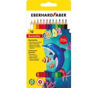 EBERHARD FABER 516012 EBERHARD FABER Crayon de couleur hexagonal COLORI, étui carton de 12 pièces
