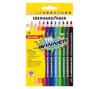 Eberhard Faber - Crayons De Couleur Triangulaires Tri Winner - 12 Couleurs Assorties G