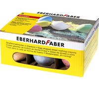 EBERHARD FABER 526510 Craie de rue en forme d'œuf étui de 6 pièces