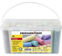 Eberhard Faber 526550 - Craie de rue Seau de 50, 8 couleurs vives Craie de rue