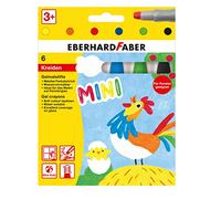 Eberhard Faber Crayons gel Basic 529006 – mine tendre, manchon coulissant, 6 crayons en étui carton