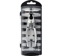 EBERHARD FABER 571706 - Compas à réglage rapide noir et blanc, kit de compas avec pièces de rechange et mines