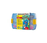 Eberhard Faber 572010 - Plasticine boetseerklei Winner, kunststof doos à 14 stuks met 7 heldere kleuren en 2 boetseergereedschappen