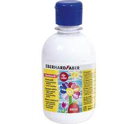 Eberhard Faber 575400 - Dekkende witte EFA Kleur, fles van 300 ml, met zeer dekkende witte tint, Blanc