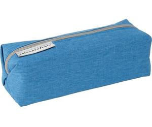 EBERHARD FABER 577405 - Boîte à Crayons carrée en Jean Bleu, Rouleau à Crayons pour garçons et Filles, sans Contenu