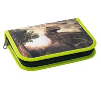 Eberhard Faber 577559 - Trousse à crayons Dino, avec 42 instruments d'écriture, étui d'écolier rempli, Dinosaure