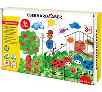Eberhard Faber 578806 - Peinture au doigt EFA Color, 6 couleurs de 100 ml, Peint