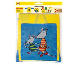 Eberhard Faber 579902 - Mini Kids kleurschort, blauw/geel, voor kinderen vanaf 3 jaar, petit, Bleu,jaune