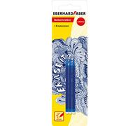 Eberhard Faber 582152 Lot de 3 recharges pour stylo à encre gel effaçable Bleu