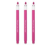 Eberhard Faber 599036 - Roller à encre effaçable licorne, 3 crayons Animal Erase it, stylo gel bleu 0,7 mm