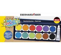 Eberhard Faber - Boîte de peinture à l'eau Winner, 12 couleurs