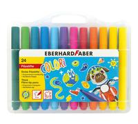 Eberhard Faber – Set de feutres Colori 551224 – 24 crayons épais – Boîte plastique