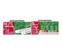 Eberhard Faber – Craies pour tableau mural – étui carton 12 pièces 90 mm, couleurs G