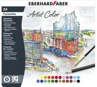 EBERHARD FABER Crayon aquarelle Artist Color étui métallique de 24 pièces