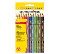 Eberhard Faber - Crayons De Couleur Triangulaires Tri Winner - 12 Couleurs Assorties
