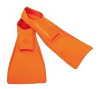 Flipper SwimSafe 1100 - Palmes de natation pour enfants et petits enfants, en couleur orange, taille 22 - 24, en caoutchouc naturel, comme aide à la natation