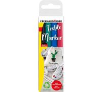 Eberhard Faber Ef-578204 Marqueur textile 4 pièces + gabarits