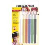 Eberhard Faber 579107 - Schminkset voor kinderen, 6 schminkpotloden voor kinderen, sneldrogend