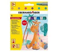 Eberhard Faber Gelmalstifte Glitter, 6Er Kartonetui 529106 G