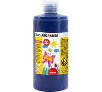 Eberhard Faber - Peinture transparente EFA Cromix bleue, 500 ml | Peinture de loisirs créatifs non miscible pour la maternelle, l'école et la maison