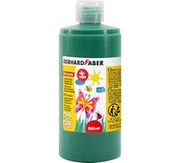 Eberhard Faber - Peinture transparente EFA Cromix verte, 500 ml | Peinture de loisirs créatifs non miscible pour la maternelle, l'école et la maison