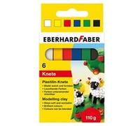 Eberhard Faber Plastilin-Knete, 6Er Kartonetui G