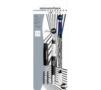 Eberhard Faber Set d'écriture NXT-PEN – stylo à plume, effaceur d'encre et cartouches noir/blanc