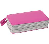 EBERHARD FABER - Trousse Double Decker en Cuir Rose