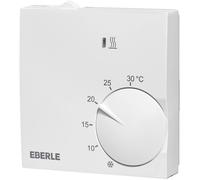 Eberle Thermostat d'ambiance 131110451600 Actif extra plat – réduction de la température 5 à 30 °C – Blanc