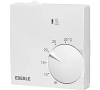 Eberle Thermostat d'ambiance 131110451600 Actif extra plat – réduction de la température 5 à 30 °C – Blanc