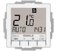 Eberle 527810455504 UTE 4800-R-RAL9010-G-55 Thermostat d'ambiance encastré programme journalier, programme hebdomadaire