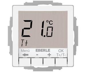 Eberle 527815455604 UTE 4100-R-RAL9016-G-55 Thermostat d'ambiance encastré Chauffage/refroidissement 1 pc(s)