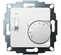 EBERLE UTE 1015-RAL9016-G-50UP Régulateur de pièce 5-30 C AC 230 V 1 Ouverture, 10 A, abaissement de la température Environ 4 K, Interrupteur Marche/arrêt, indicateur de Chauffage