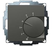 EBERLE UTE 1033 Anthracite/55UP Régulateur de pièce 5-30 C AC 230 V 1 inverseur 10 A/5 A Réduction de la température env. 4 K